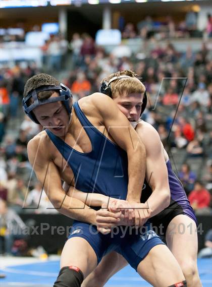 Thumbnail 2 in CHSAA State Wrestling Preliminaries (4A & 5A) photogallery.
