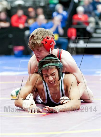 Thumbnail 3 in CHSAA State Wrestling Preliminaries (4A & 5A) photogallery.