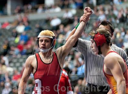 Thumbnail 1 in CHSAA State Wrestling Preliminaries (4A & 5A) photogallery.