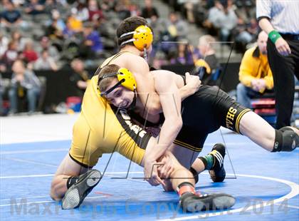 Thumbnail 1 in CHSAA State Wrestling Preliminaries (4A & 5A) photogallery.