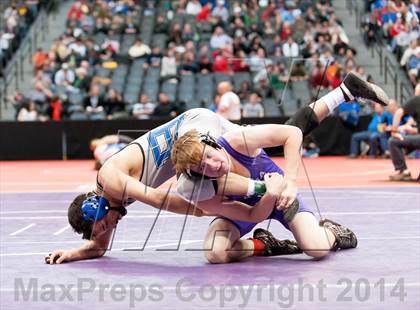 Thumbnail 1 in CHSAA State Wrestling Preliminaries (4A & 5A) photogallery.