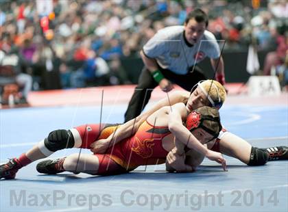 Thumbnail 3 in CHSAA State Wrestling Preliminaries (4A & 5A) photogallery.