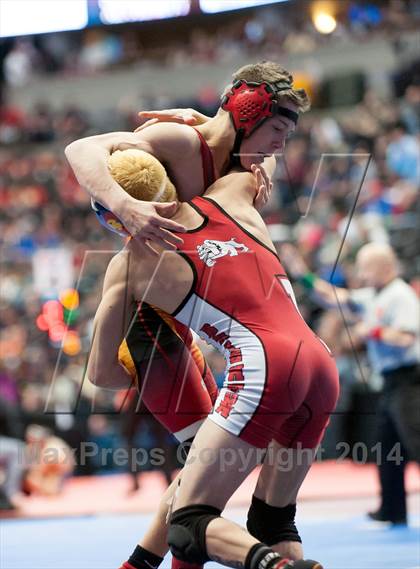 Thumbnail 1 in CHSAA State Wrestling Preliminaries (4A & 5A) photogallery.