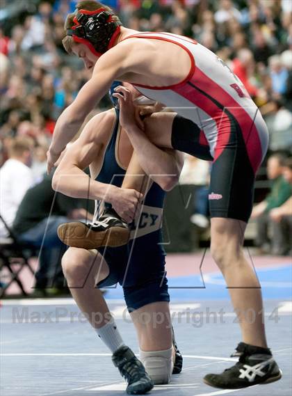 Thumbnail 3 in CHSAA State Wrestling Preliminaries (4A & 5A) photogallery.