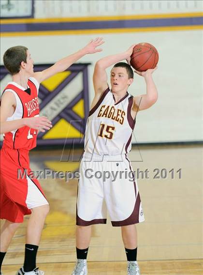 Thumbnail 3 in Solon Springs vs Bruce (Clayton Holiday Tournament) photogallery.