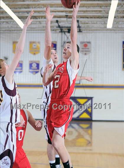 Thumbnail 1 in Solon Springs vs Bruce (Clayton Holiday Tournament) photogallery.