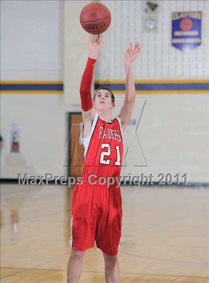 Thumbnail 1 in Solon Springs vs Bruce (Clayton Holiday Tournament) photogallery.