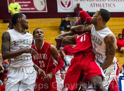 Thumbnail 1 in Mater Dei vs. Neumann-Goretti (Spalding Hoophall Classic) photogallery.