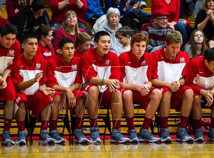 Thumbnail 3 in Mater Dei vs. Neumann-Goretti (Spalding Hoophall Classic) photogallery.