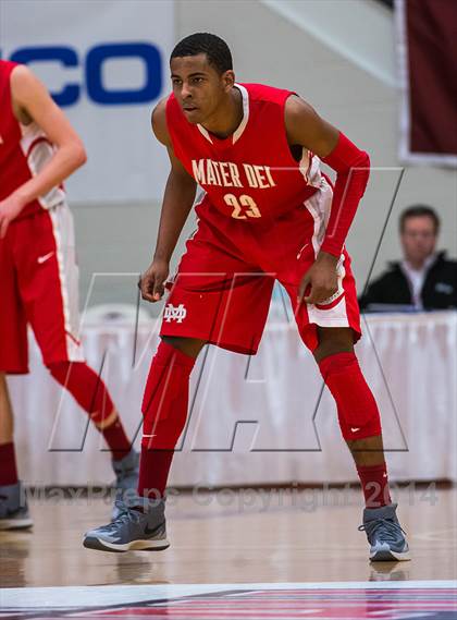 Thumbnail 3 in Mater Dei vs. Neumann-Goretti (Spalding Hoophall Classic) photogallery.