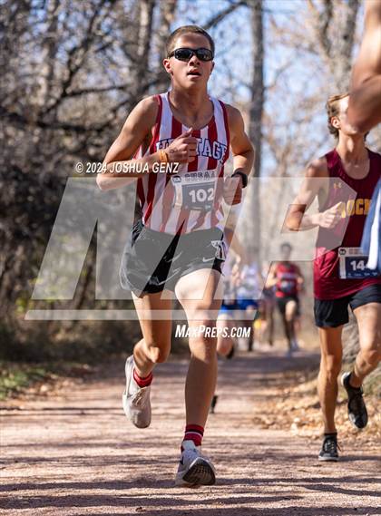 Thumbnail 2 in CHSAA 5A Cross Country Final photogallery.