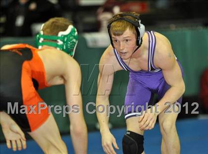 Thumbnail 2 in  2012 NYSPHSAA Boys Wrestling Championships (D2 - Quarterfinals) photogallery.
