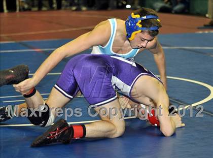 Thumbnail 2 in  2012 NYSPHSAA Boys Wrestling Championships (D2 - Quarterfinals) photogallery.