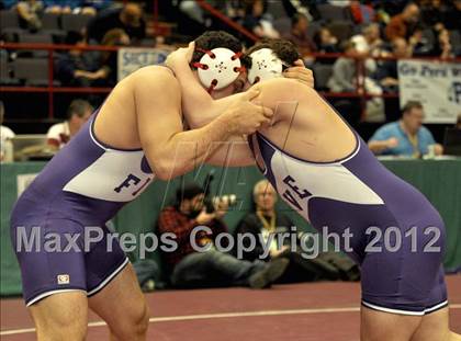 Thumbnail 2 in  2012 NYSPHSAA Boys Wrestling Championships (D2 - Quarterfinals) photogallery.