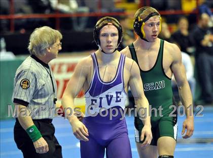Thumbnail 2 in  2012 NYSPHSAA Boys Wrestling Championships (D2 - Quarterfinals) photogallery.