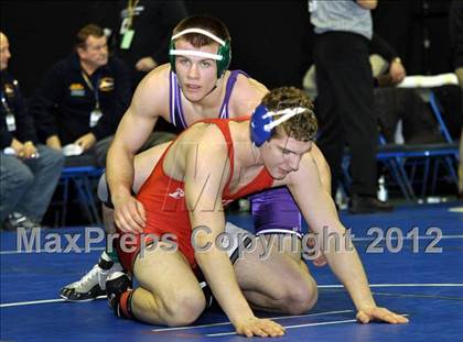 Thumbnail 3 in  2012 NYSPHSAA Boys Wrestling Championships (D2 - Quarterfinals) photogallery.