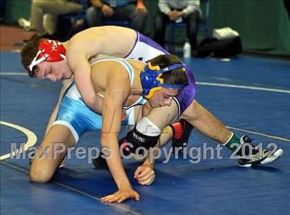 Thumbnail 3 in  2012 NYSPHSAA Boys Wrestling Championships (D2 - Quarterfinals) photogallery.