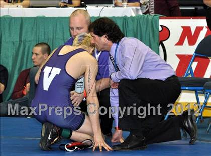 Thumbnail 3 in  2012 NYSPHSAA Boys Wrestling Championships (D2 - Quarterfinals) photogallery.