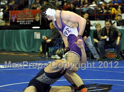 Thumbnail 1 in  2012 NYSPHSAA Boys Wrestling Championships (D2 - Quarterfinals) photogallery.