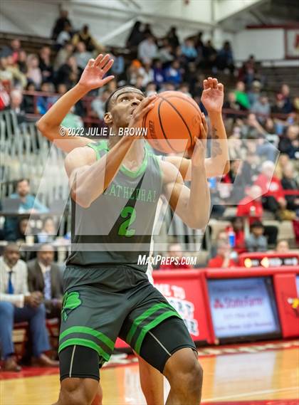 Thumbnail 1 in Cathedral vs. Ben Davis (Forum Tipoff Classic) photogallery.