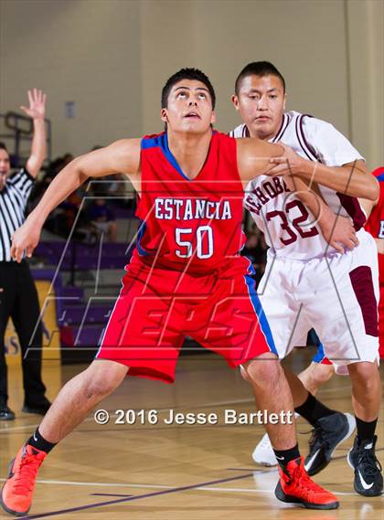 Thumbnail 3 in Rehoboth Christian vs Estancia (Lion Basketball Classic) photogallery.