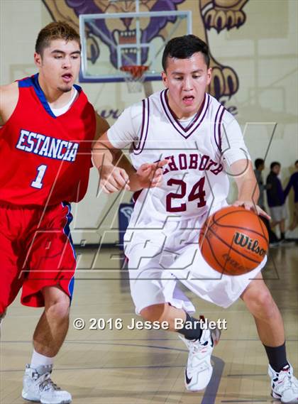 Thumbnail 1 in Rehoboth Christian vs Estancia (Lion Basketball Classic) photogallery.