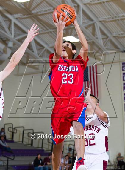 Thumbnail 2 in Rehoboth Christian vs Estancia (Lion Basketball Classic) photogallery.