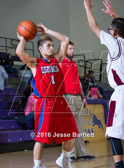 Thumbnail 3 in Rehoboth Christian vs Estancia (Lion Basketball Classic) photogallery.