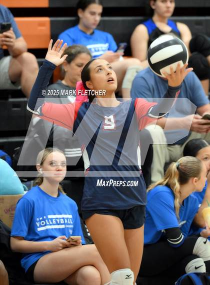 Thumbnail 3 in Taylor vs Pine Ridge (Pink Blast Tournament at Spruce Creek) photogallery.