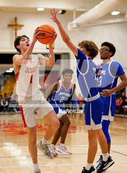 Thumbnail 3 in Christian Brothers @ Jesuit (Holy Hoops) photogallery.