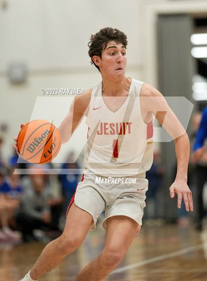Thumbnail 3 in Christian Brothers @ Jesuit (Holy Hoops) photogallery.