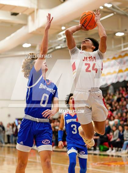 Thumbnail 1 in Christian Brothers @ Jesuit (Holy Hoops) photogallery.
