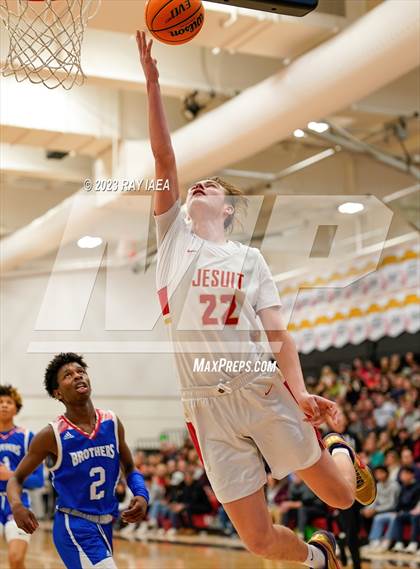Thumbnail 3 in Christian Brothers @ Jesuit (Holy Hoops) photogallery.