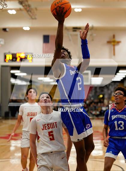Thumbnail 3 in Christian Brothers @ Jesuit (Holy Hoops) photogallery.