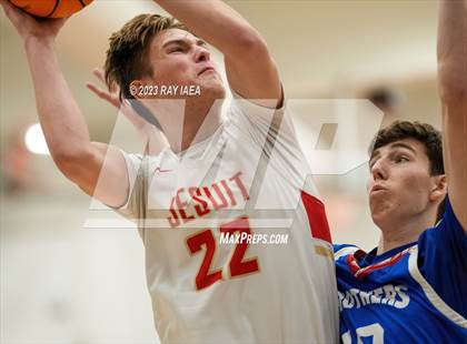 Thumbnail 3 in Christian Brothers @ Jesuit (Holy Hoops) photogallery.