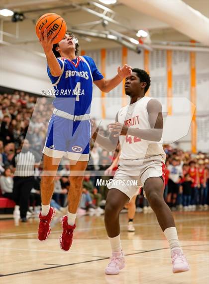 Thumbnail 3 in Christian Brothers @ Jesuit (Holy Hoops) photogallery.