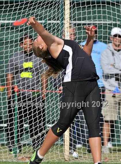 Thumbnail 1 in CIF SS Master Championships (Girls Discus) photogallery.