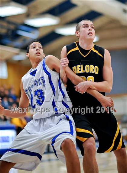 Thumbnail 3 in Rocklin vs Del Oro (Rocklin Holiday Tournament) photogallery.