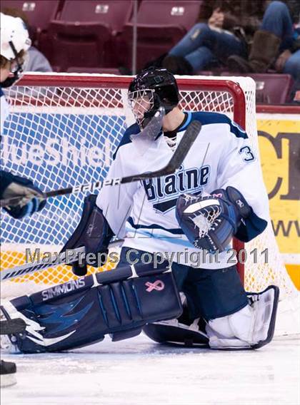 Thumbnail 2 in Blaine vs White Bear Lake (Schwan Cup) photogallery.