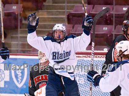 Thumbnail 2 in Blaine vs White Bear Lake (Schwan Cup) photogallery.
