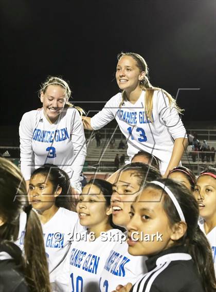 Thumbnail 1 in Orange Glen vs. El Cajon Valley (CIF SS D5 Final) photogallery.