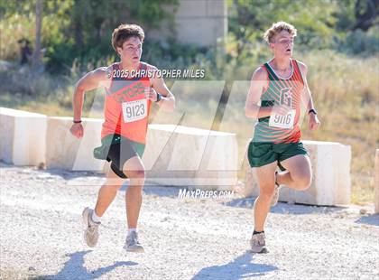 Thumbnail 3 in JV: UIL 4A Cross Country District 24 Qualifier photogallery.