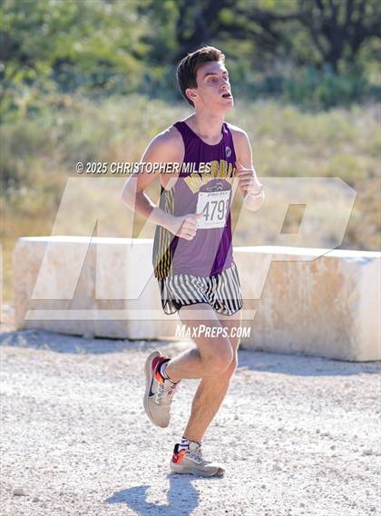 Thumbnail 1 in JV: UIL 4A Cross Country District 24 Qualifier photogallery.