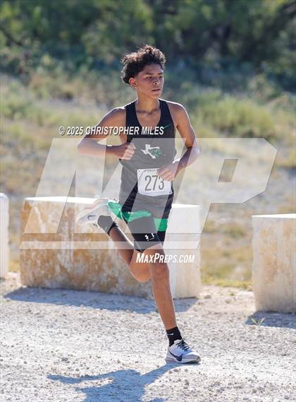 Thumbnail 2 in JV: UIL 4A Cross Country District 24 Qualifier photogallery.