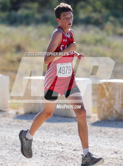 Thumbnail 3 in JV: UIL 4A Cross Country District 24 Qualifier photogallery.