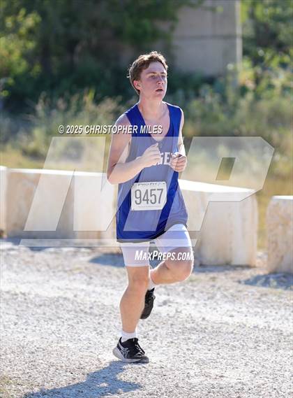 Thumbnail 1 in JV: UIL 4A Cross Country District 24 Qualifier photogallery.