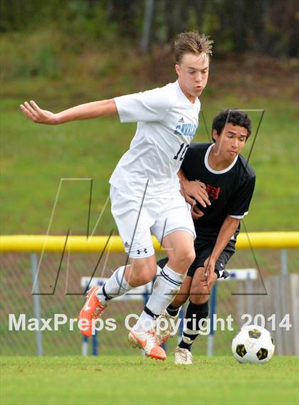 Thumbnail 2 in Fox Creek @ Christ Church Episcopal (SCHSL 1A 2nd Round Playoff) photogallery.