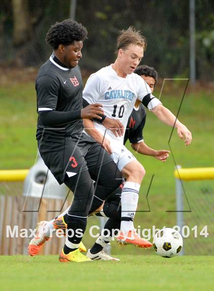 Thumbnail 3 in Fox Creek @ Christ Church Episcopal (SCHSL 1A 2nd Round Playoff) photogallery.