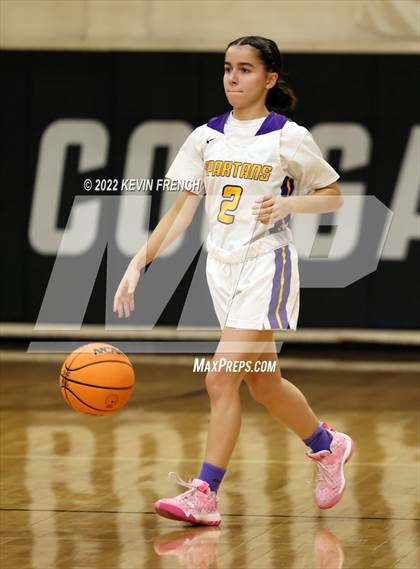 Thumbnail 1 in Scottsdale Preparatory Academy vs Gilbert Classical (Holiday Hoops Tournament) photogallery.