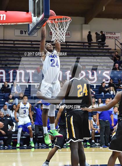 Thumbnail 2 in Capital Christian vs. Bishop O'Dowd (MaxPreps/DSL MLK Classic) photogallery.